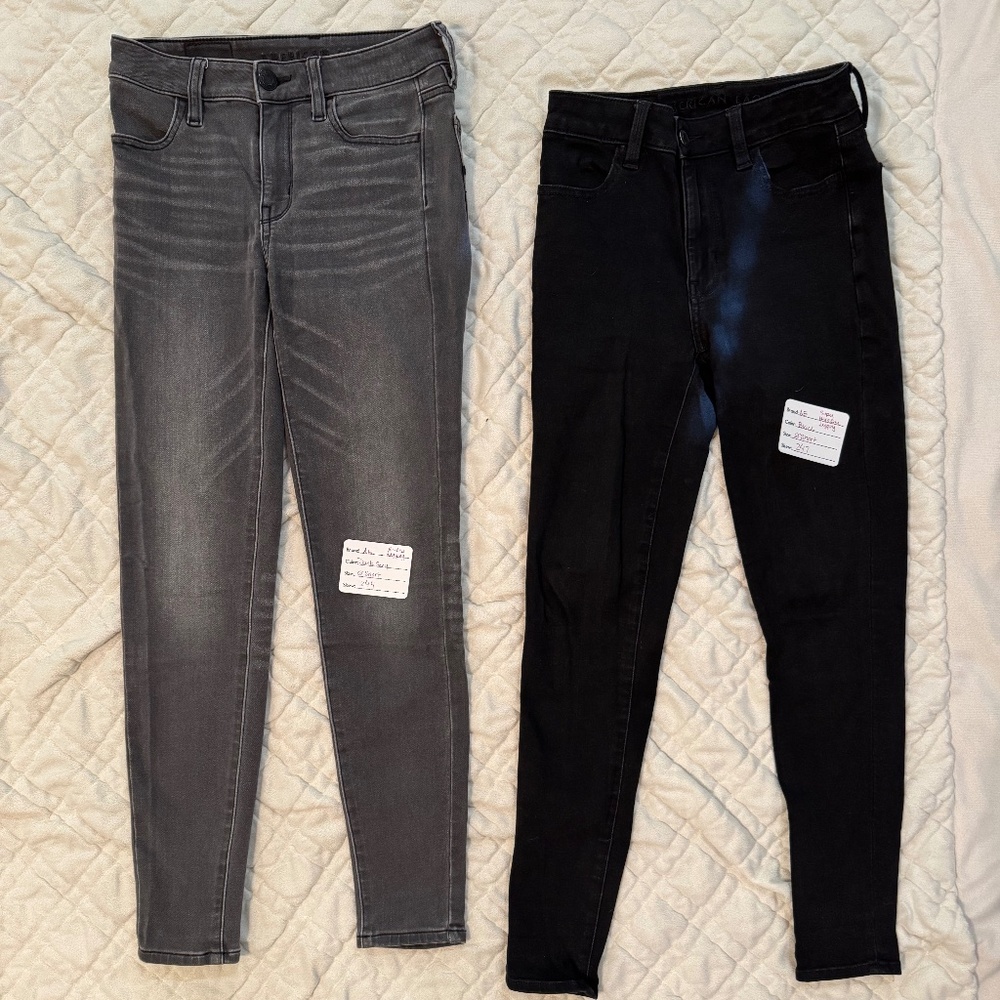 AE Jegging Bundle – Size 0 Short (Hi-Rise + Super Hi-Rise)